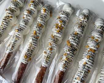 Brunch + Bubbly Chocolate Pretzels, Bridal Brunch, Bridal Shower, Champagne Theme, Birthday Party, Bubbles, 50th, 30th, 21st