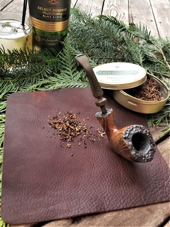 leather tobacco mat THE MAT