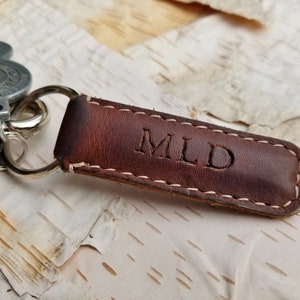 THE SECRET STASH Leather Key Ring Fob With Secret Money - Etsy