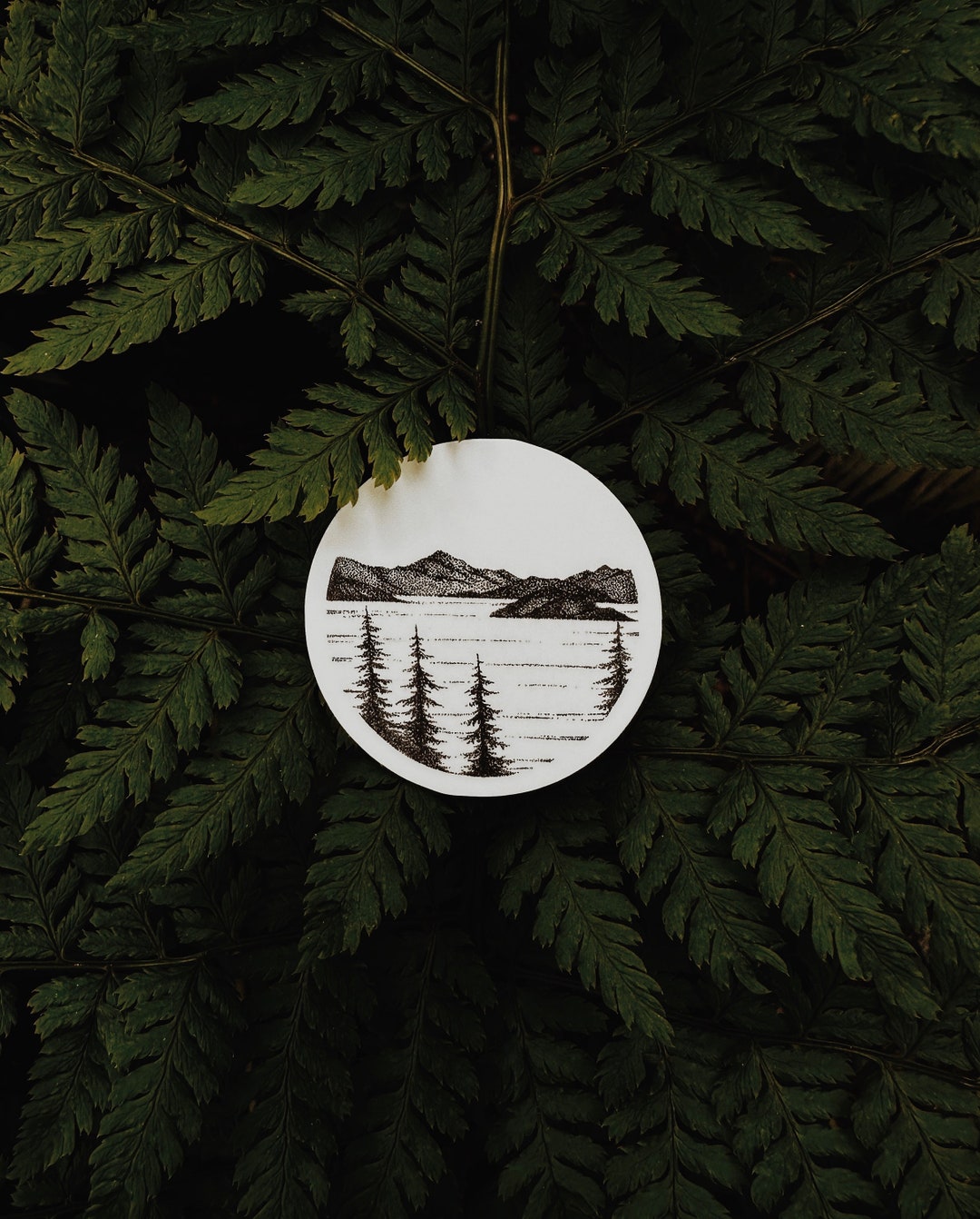 Howe Middle Sticker Howe Sound Vancouver BC Sticker/mountain Sticker/b&w Decal/nature Decal ...