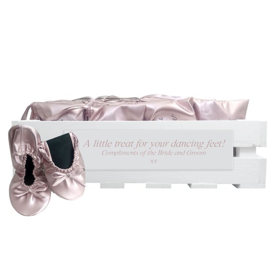 rose gold ballerinas