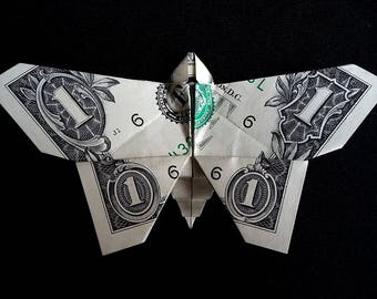 $5 Real Dollar Bill Federal Reserve ELEPHANT 3D Figurine Money Origami Sculpture 