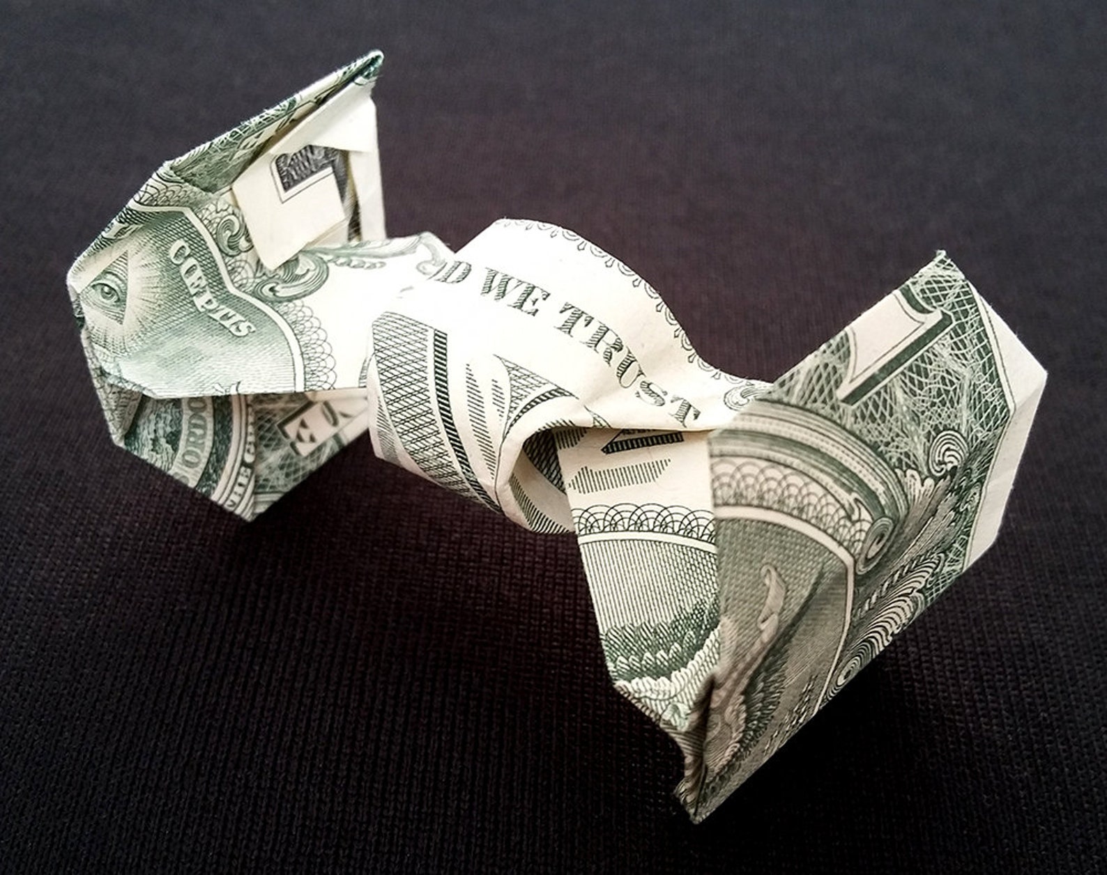 Money Origami Miniature Star Wars Darth Vader's TIE Etsy