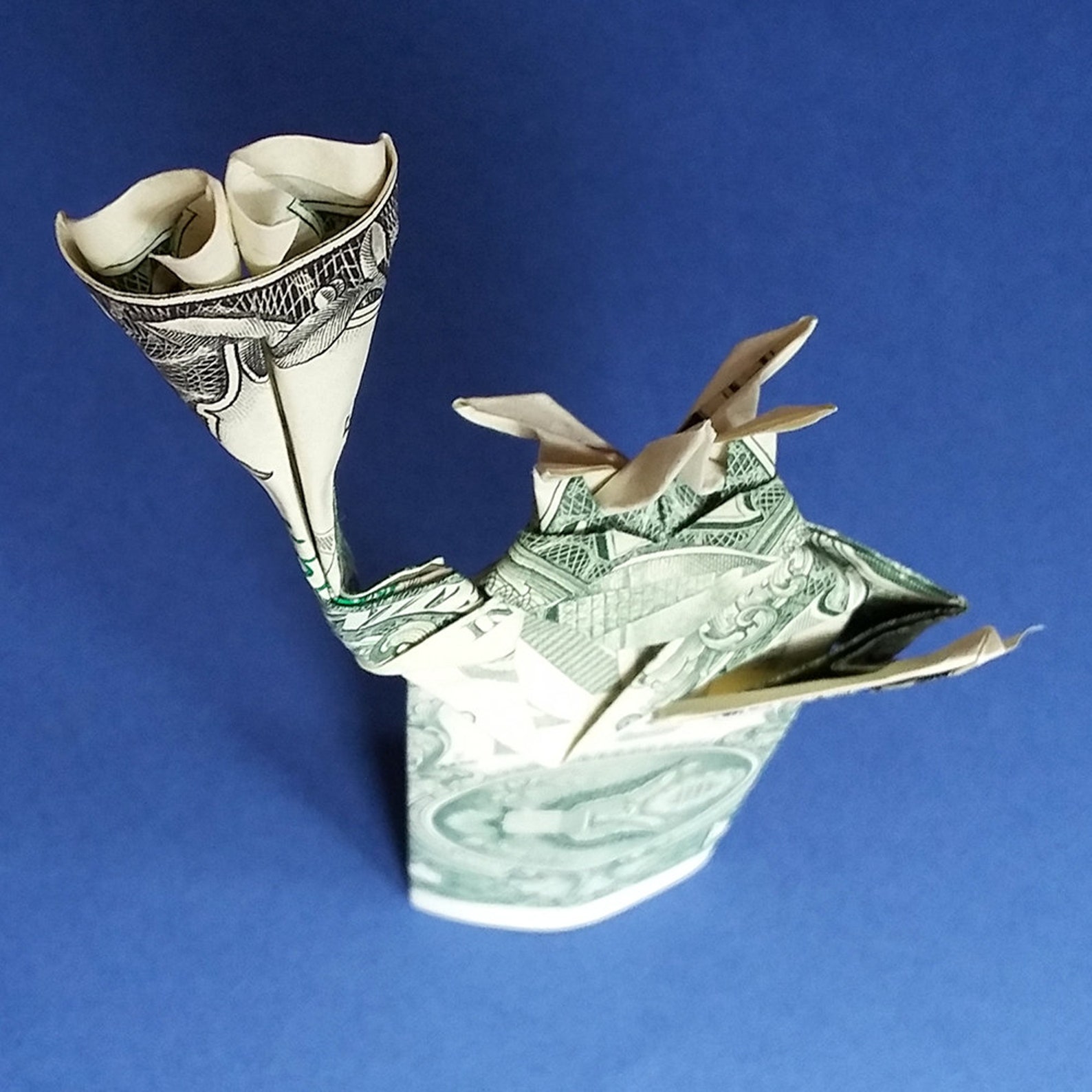Dollar Bill Origami STATUE of LIBERTY 3D Sculpture Money Etsy