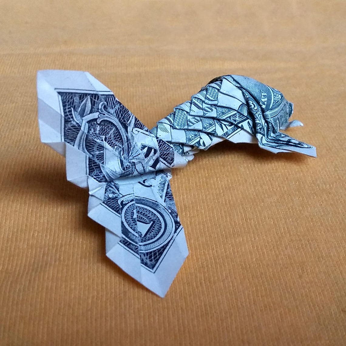 Dollar Bill Origami KOI FISH Japanese Charm 3D Small Money Etsy