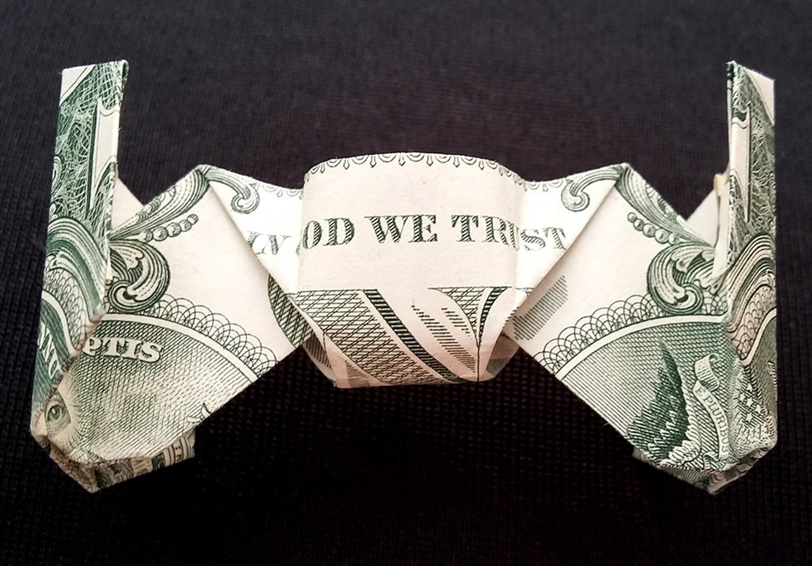 Money Origami Miniature Star Wars Darth Vader's TIE Etsy