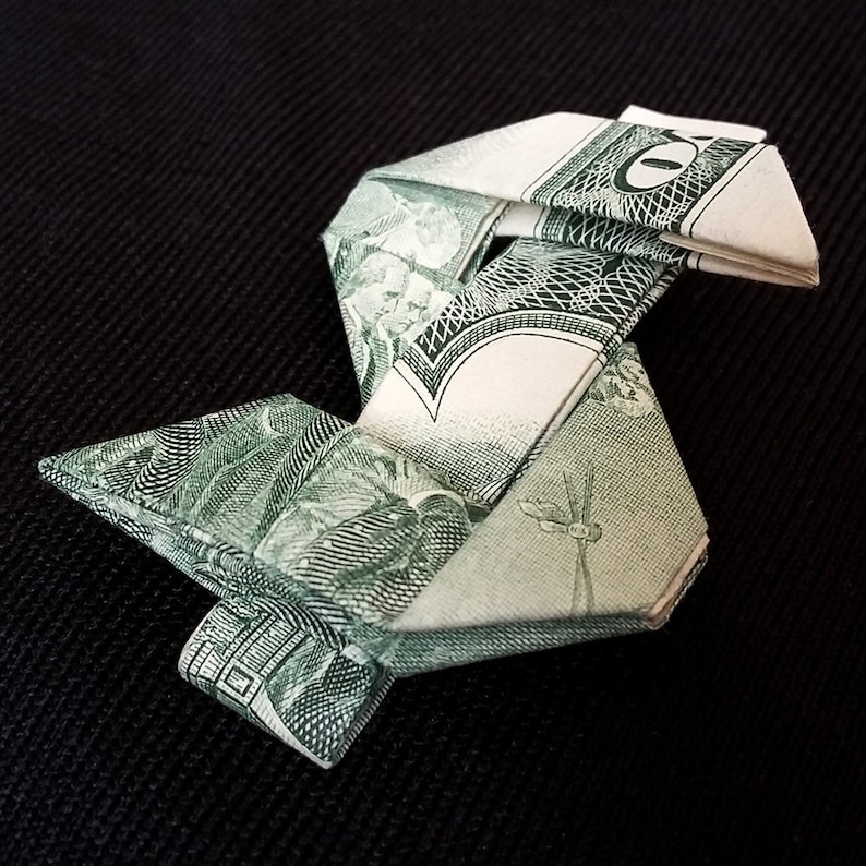 Origami DOLLAR SIGN Charm Money Symbol Handmade USD Art Wall Etsy