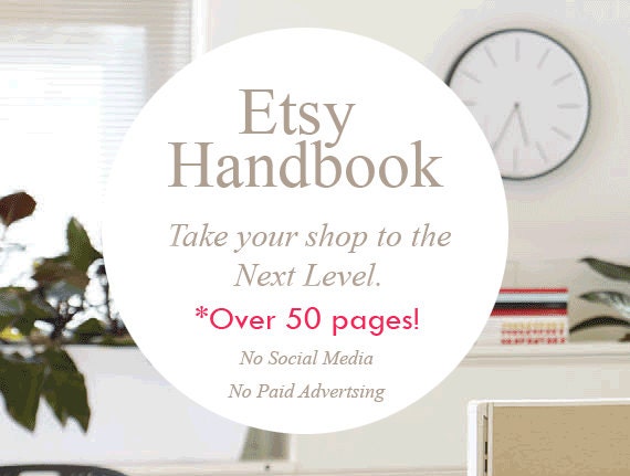 Etsy SEO | Etsy Handbook | Etsy Mentoring | Over 50 pages of Etsy SEO, Product Development for Etsy Shops