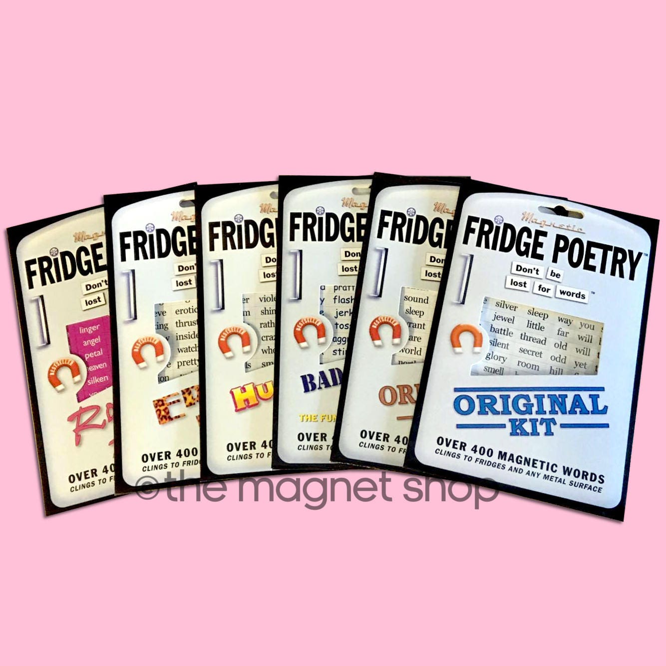 Magnetic Fridge Poetry Novelty Words by The Magnet Shop® | Etsy