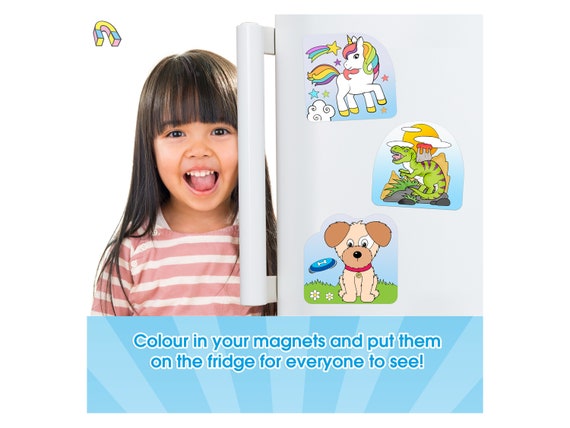 høflighed Mig selv Effektivt Colour Me Magnets Colour in Magnetic Crafts for Children and - Etsy