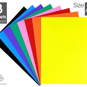 4 Plain A4 0.4mm Thick Magnetic Sheets for Crafts /& Spellbinder Die Storage