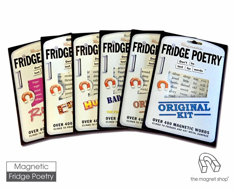 Fridge Poetry Novelty Words by the Shop® Etsy