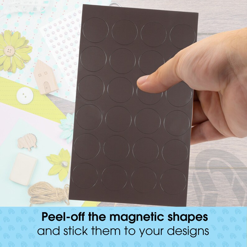 Selfadhesive Circles 40mm Diameter 24 Pack for Etsy UK