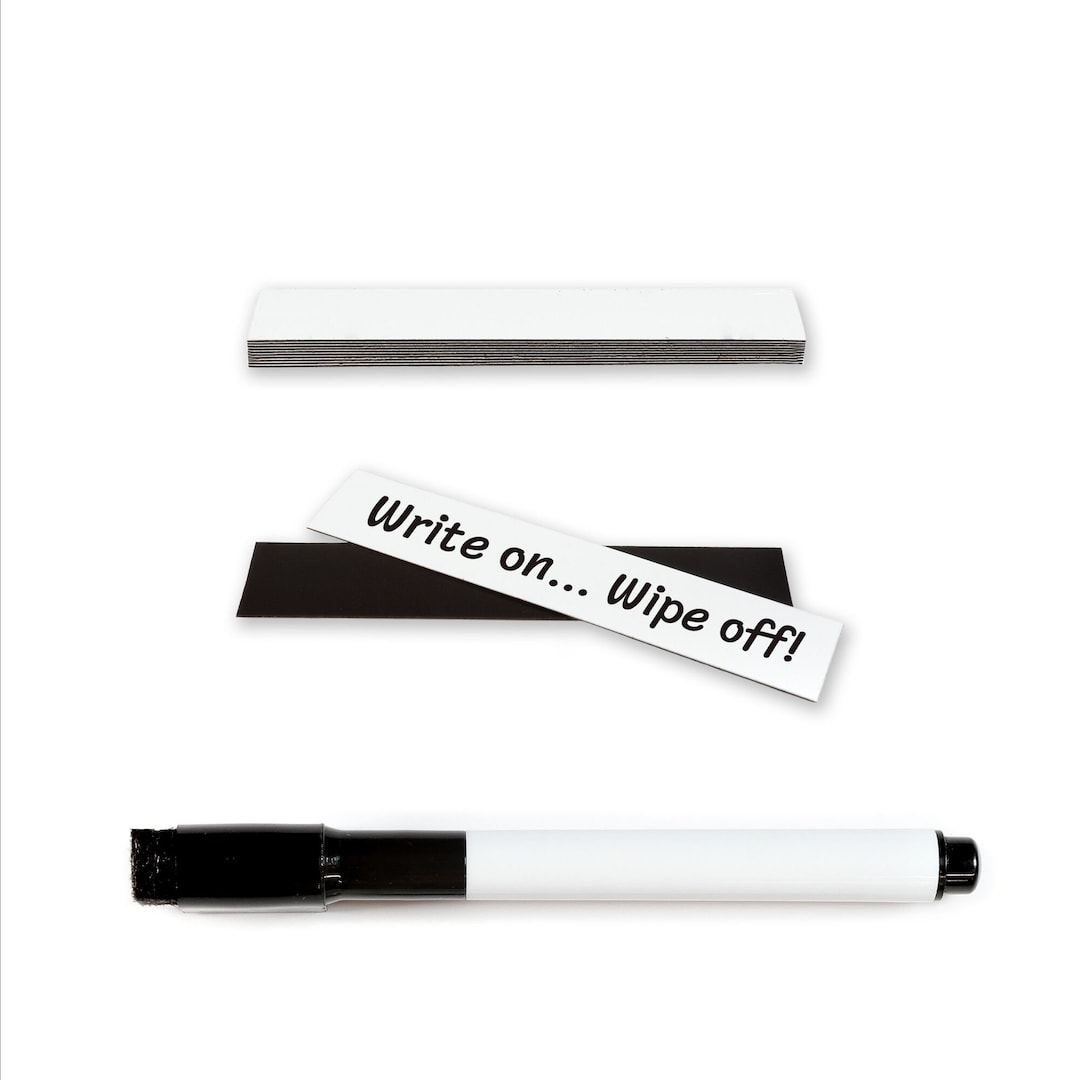 10x Dry Wipe Whiteboard Labels 15mm X 80mm by the Shop