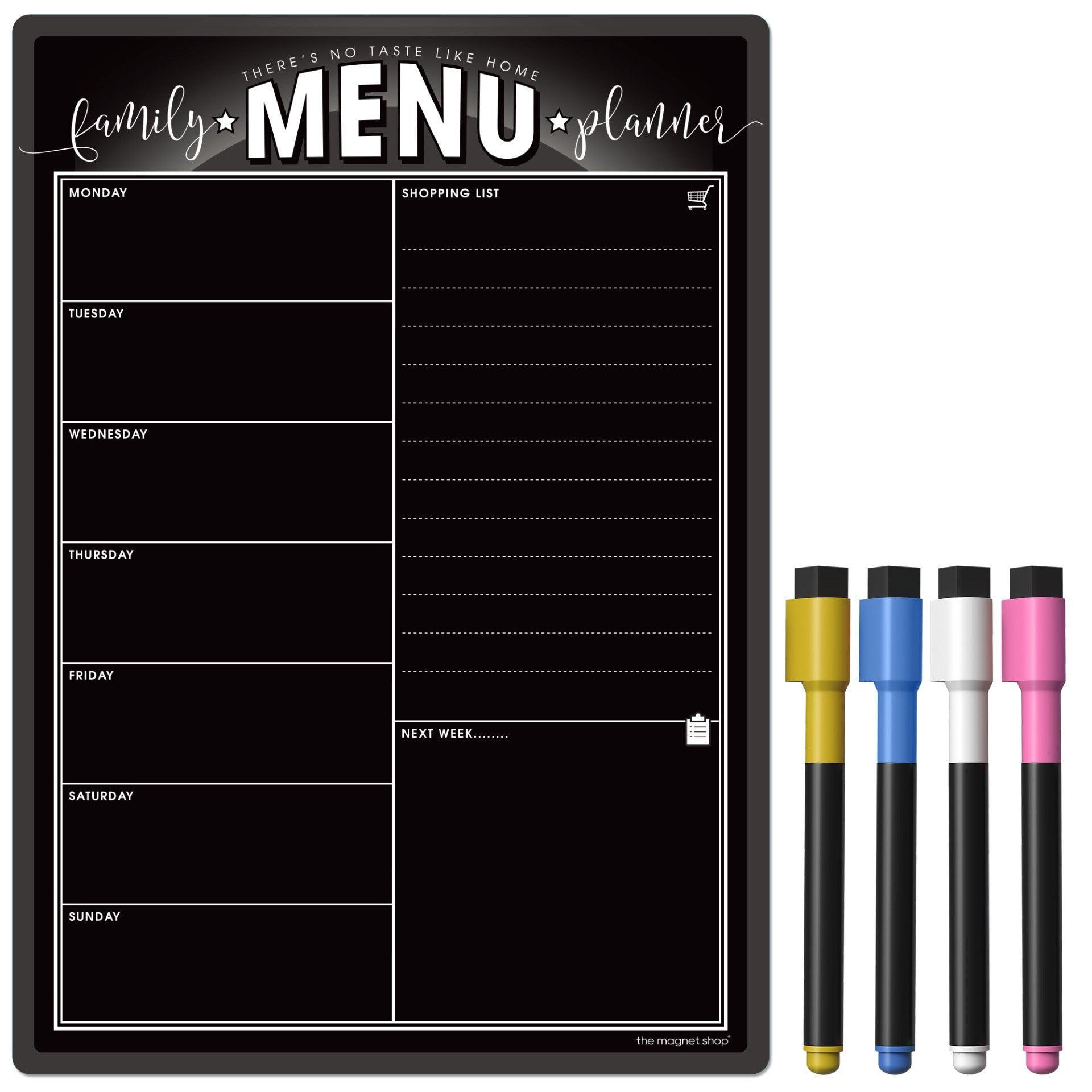 The Magnet Shop Planificateur de menus familial hebdomadaire A4