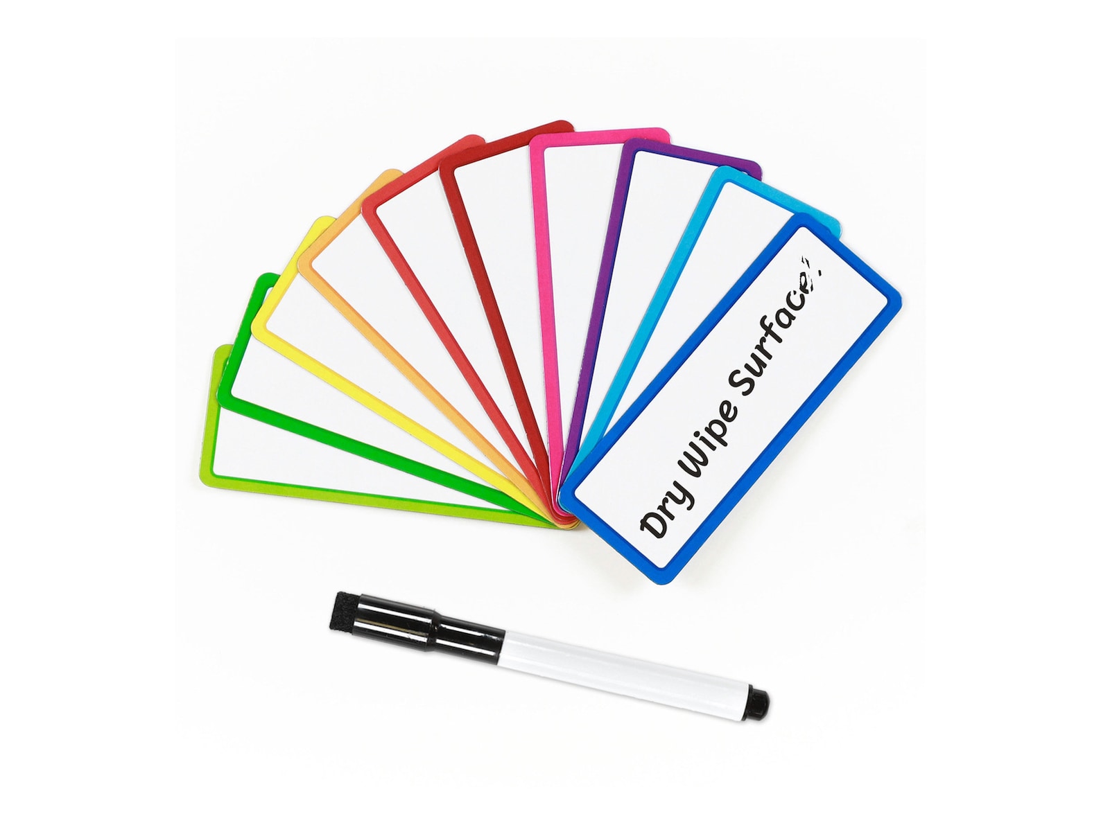 Dry Wipe Labels Multicoloured Flexible Dry Erase Etsy UK