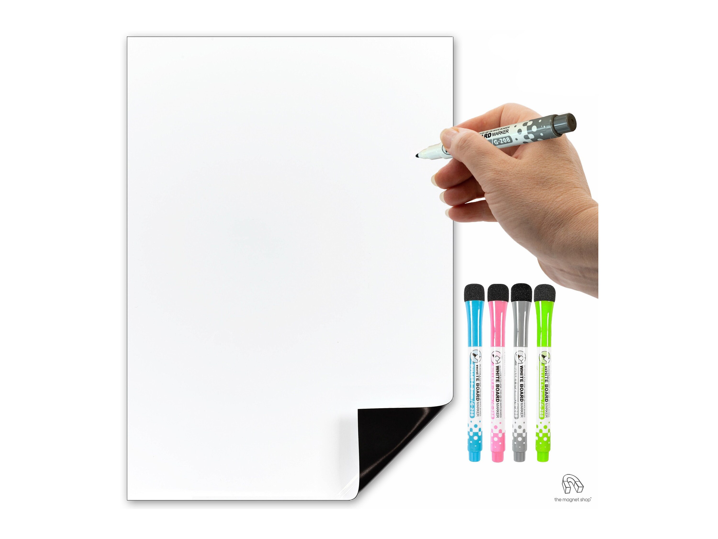 Whiteboard Contact Paper for Wall Magnetic Receptive Non-Adhesive