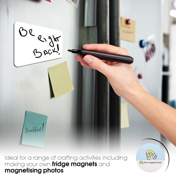 Self-adhesive Magnetic Sheet approx. A4 305mm X 182.5mm X 1.5mm by the  Magnet Shop® 