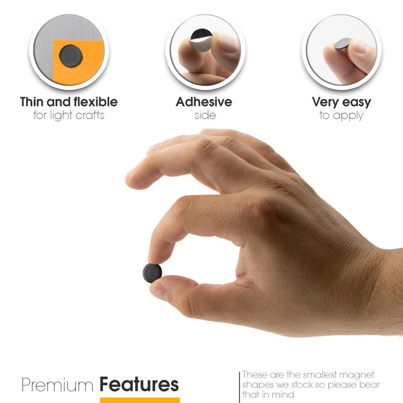 SelfAdhesive Dots 12.5mm x 1.5mm For Crafts by The Etsy