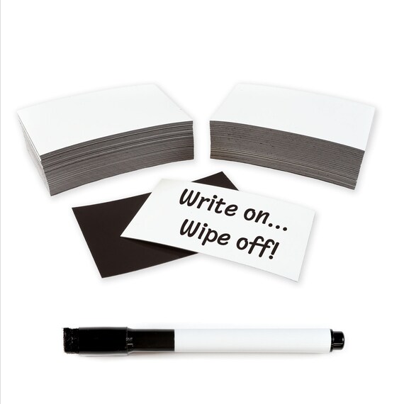 100x Dry Wipe Whiteboard Labels Multiple Sizes Etsy