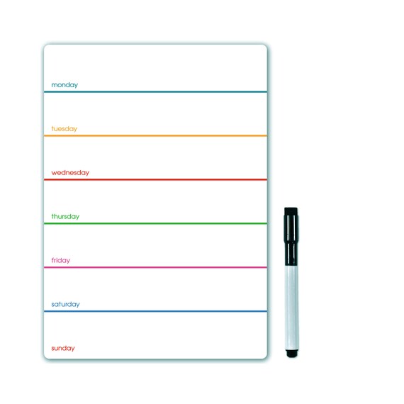 Magnetic weekly planner deals