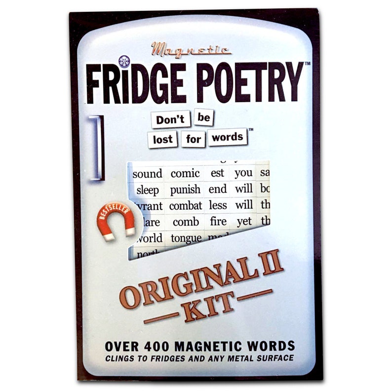 Magnetic Fridge Poetry Novelty Words By The Magnet Shop® Etsy