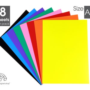 A2 Self-adhesive Flexible Magnetic Sheet 1.5mm Thickness MOTORWAY GRADE for  Car Signs or Die Storage by the Magnet Shop® 