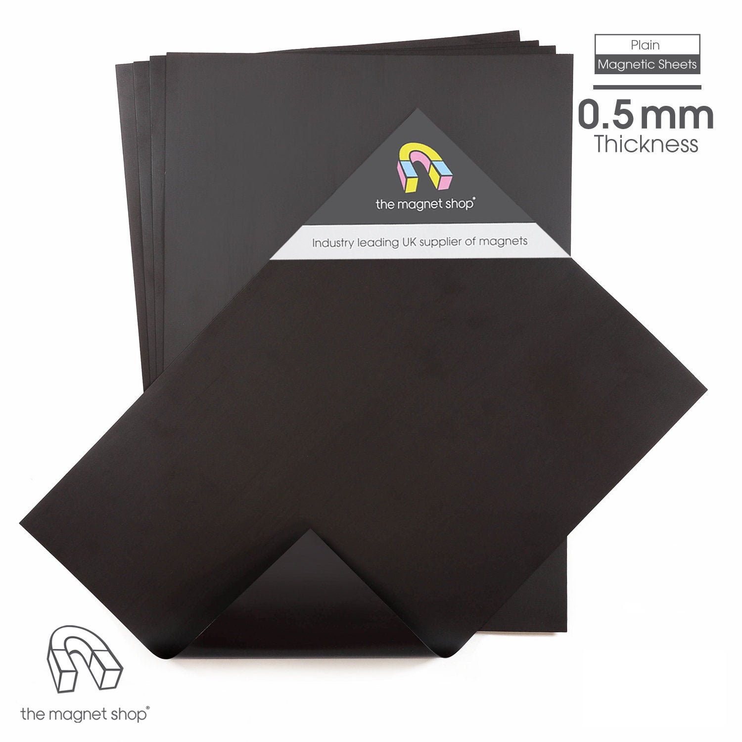 A4 Magnet Sheets Black Magnetic Mats for Refrigerator Photo and Picture  Cutting Die Craft Magnets Magnetic on One Side 0.5mm