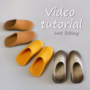 Video tutorial su come realizzare le pantofole in feltro