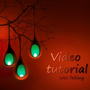 Video-Tutorial, wie man einen gefilzten Cocoon herstellt