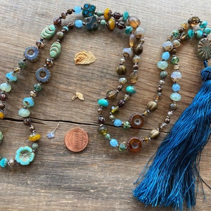 Artisan Czech Glass Beaded Mala Traditional 108 Beads - Etsy