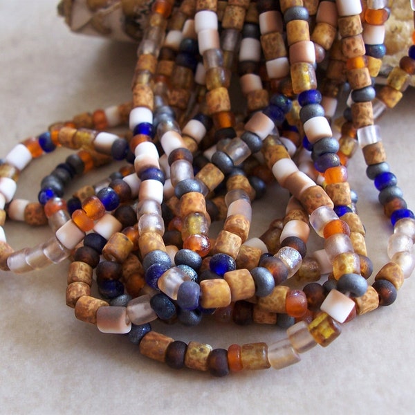 thumbnail image 2 of Miyuki Round Seed Beads Size 11/0 - 23g Tube, Picasso Mix, Made In Japan 2 of 5