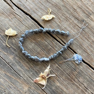 GENUINE Natural Gray Diamond Gemstone Small Rough Nugget Beads ~ 3&quot; Strand ~ 2.5mm-3.5mm ~ 27 Pieces