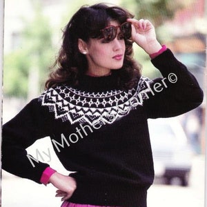 Beehive Sweater #446, Two moods,pdf knitting pattern, cowichan style, vintage, white buffalo,cardigan, jacket, canadian