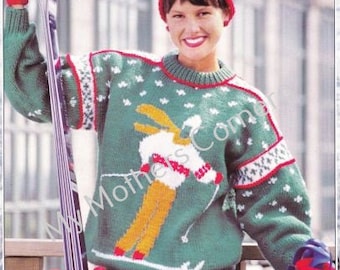 White Buffalo Sweater #526, On the slopes,pdf knitting pattern, cowichan style, vintage, white buffalo,cardigan, jacket, canadian