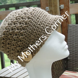 Maritime Ladies Peaked Hat, PDF, digital download MyMothersCorner