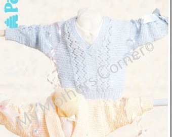 Baby Sweaters,#c3479, pdf pattern, cowichan style, vintage, white buffalo,true north knitting,cardigan, jacket, canadian
