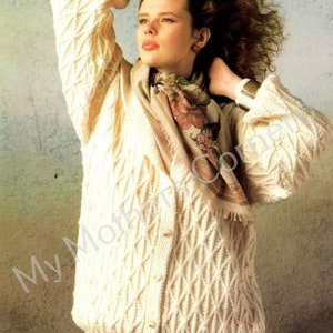 490 New Tradition  , pdf pattern, vintage,My Mothers Corner,cardigan, jacket, canadian