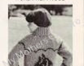 White Buffalo Sweater #34, pdf knitting pattern, cowichan style, vintage, white buffalo,true north knitting,cardigan, jacket, canadian