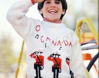 White Buffalo Sweater #526, Stand on guard,pdf knitting pattern, cowichan style, vintage, white buffalo,cardigan, jacket, canadian