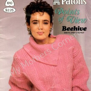 610 Attention to Detail, pdf pattern, vintage,My Mothers Corner,cardigan, jacket, canadian