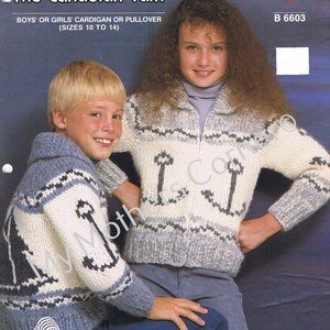 White Buffalo,#B6603, pdf pattern, cowichan style, vintage, white buffalo,true north knitting,cardigan, jacket, canadian