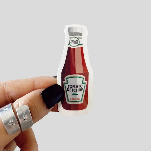 Ketchup Sticker Etsy