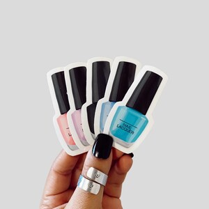 Nail Polish Waterproof Sticker / Magnet Pack