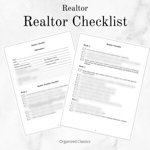 Realtor Transaction Checklist, Real Estate Transaction Checklist, Real Estate Transaction, Real Estate Marketing Printables