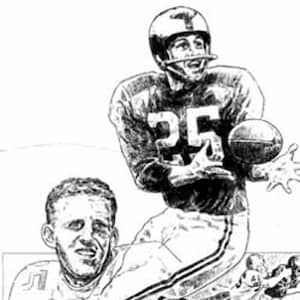 Tommy McDonald Lithograph - Limited Edition Artwork By Michael Mellett - Philadelphia Eagles Lithograph Collection