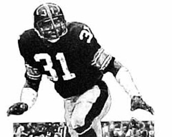 Donnie Shell Lithograph - Limited Edition Artwork By Michael Mellett - Pittsburgh Steelers Lithograph Collection
