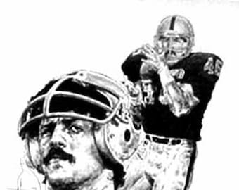 TODD CHRISTENSEN Unsigned Custom Black Sewn New Football Jersey Size S