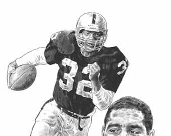 Oakland Raiders Lithograph Collection Set of 15 Lithographs - By Michael Mellett