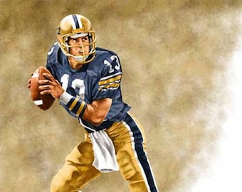 Dan Marino - Limited Edition Giclee By James Byrne - Pittsburgh Panthers Artwork